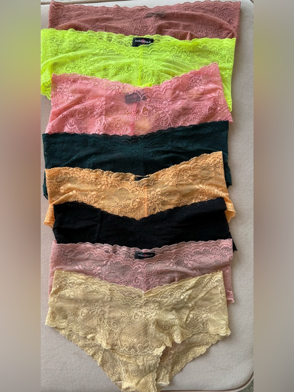LOT OF 8! Cosabella Trenta Hotpant Boyshort M/L